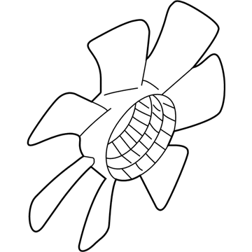 Chrysler Sebring Cooling Fan Assembly - MR373110