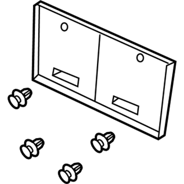 Chrysler 300 License Plate - 68086345AA