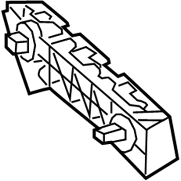 57010402AD Mopar Fascia Support Bracket Illustration 1 of 1