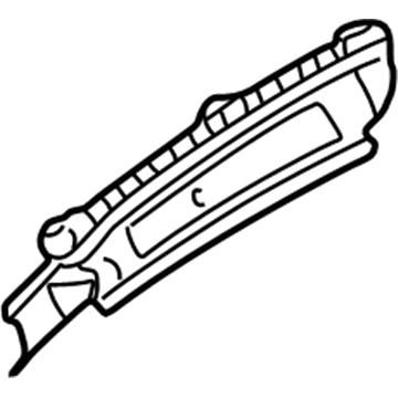 MR535375 Mopar Roof Rail Illustration 1 of 1