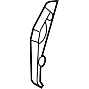 Mopar ZL791FLAA Shield-Rear Seat-I/B Pivot ZL791FLAA Mopar Shield-Rear Seat-I/B Pivot Illustration 1 of 1