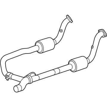 55366327AB Mopar Exhaust Converter Illustration 1 of 1