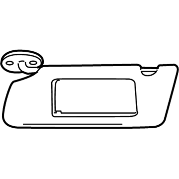 2016 Dodge Challenger Sun Visor - 1MA00XDVAC