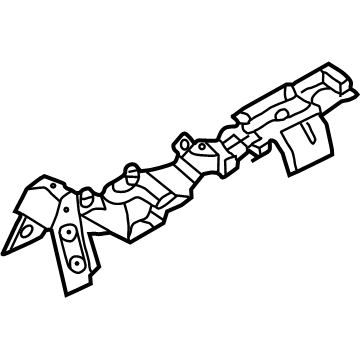 5027979AF Mopar Floor Console Bracket Illustration 1 of 1