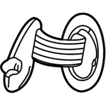 2008 Chrysler Pacifica Fuel Filler Housing - 4716571AD