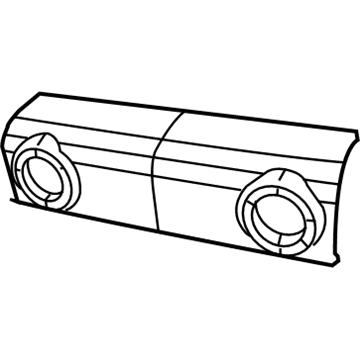 1ML27TZZAA Mopar Fascia Applique Illustration 1 of 1