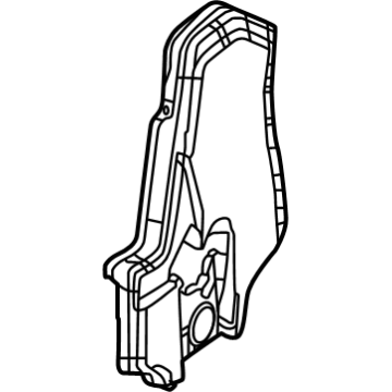 5ZF41TX7AD Mopar Front Seat Shield Illustration 1 of 1