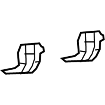 68276208AA Mopar Bracket-FASCIA Illustration 1 of 1