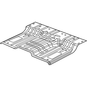 68494645AA Mopar Pan-Rear Floor Pan Illustration 1 of 1