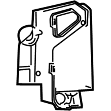 Mopar 5081027AC Bracket-Amplifier 5081027AC Mopar Bracket-Amplifier Illustration 1 of 1