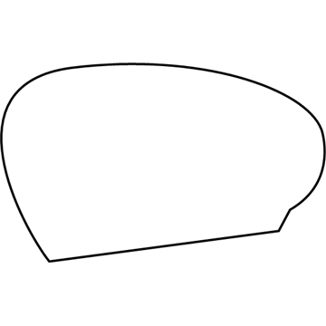 68048442AA Mopar Mirror Replacement Glass Illustration 1 of 1