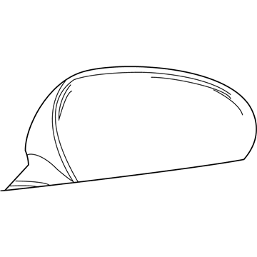 1GE18JWDAE Mopar Outside Rear View Mirror Illustration 1 of 1