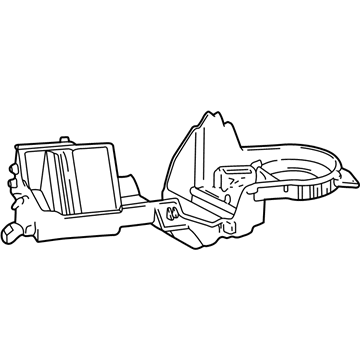 5073483AC Mopar Housing-Heater And A/C Unit Illustration 1 of 1