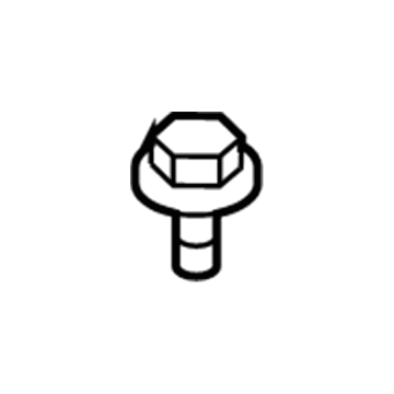 6104386AA Mopar Hexagon Head Bolt Illustration 1 of 1