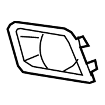 68203218AA Mopar Adaptive Cruise Control Bezel Illustration 1 of 1