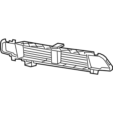 68246267AB Mopar Active Shutter Grille Illustration 1 of 1