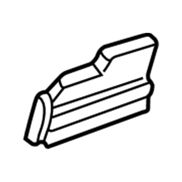 Mopar 4797227 Support-Front Seat Storage Drawer 4797227 Mopar Support-Front Seat Storage Drawer Illustration 1 of 1