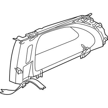 TW41TL2AK Mopar C Pillar Molding Illustration 1 of 1