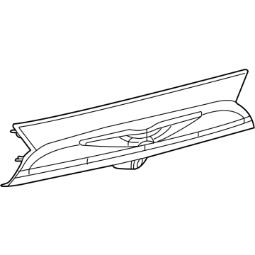 6EQ67KLBAB Mopar License Lamp Applique Illustration 1 of 1