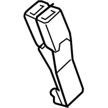 2011 Dodge Challenger Seat Belt - 1BY491DVAB