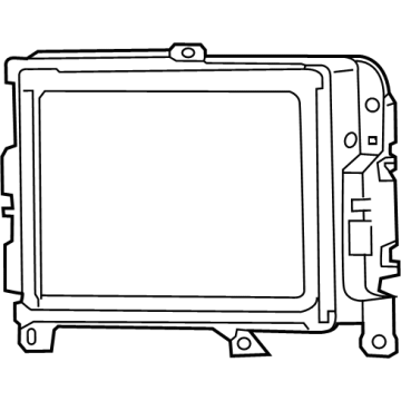 68581658AI Mopar Multi Media Radio Illustration 1 of 1