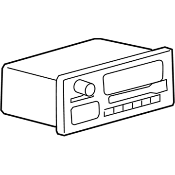 5091710AG Mopar Am/Fm With Cd And Equalizer Radio Illustration 1 of 1