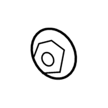 6509914AA Mopar Hexagon Flange Lock Nut Illustration 1 of 1