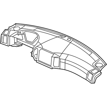 1EC931J8AB Mopar Upper Instrument Panel Illustration 1 of 1