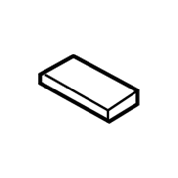 5143549AA Mopar Instrument Panel Mat Illustration 1 of 1