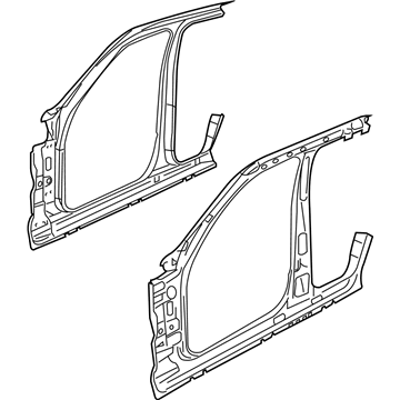 Mopar 68030738AC Body Side Aperture Front Panel 68030738AC Mopar Body Side Aperture Front Panel Illustration 1 of 1