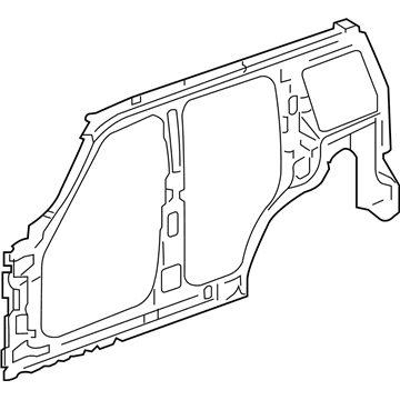 Mopar 55113061AD Body Side Aperture Inner Panel 55113061AD Mopar Body Side Aperture Inner Panel Illustration 1 of 1