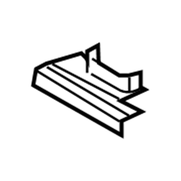 Mopar 5099945AA Plate-Hood Lock 5099945AA Mopar Plate-Hood Lock Illustration 1 of 1