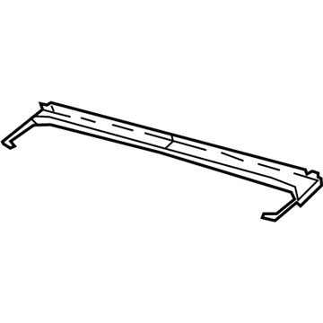 5137559AD Mopar TROUGH-SUNROOF Drain Illustration 1 of 1
