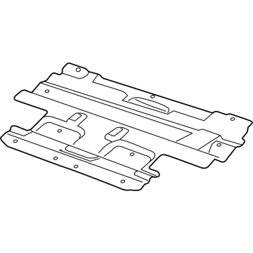 68359232AB Mopar Radiator Lower Seal Illustration 1 of 1