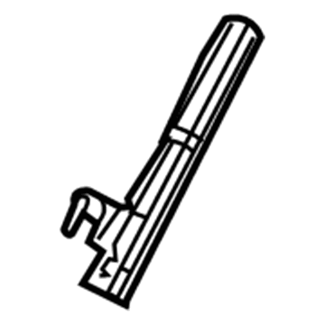 Mopar 5143193AA Rear Rail 5143193AA Mopar Rear Rail Illustration 1 of 1