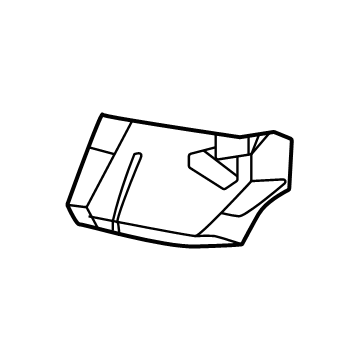 68319470AA Mopar Exhaust Shield Illustration 1 of 1