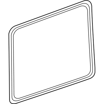 55396802AD Mopar Quarter Window Glass Illustration 1 of 1