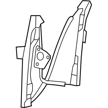 68027864AB Mopar Front Door Window Regulator Illustration 1 of 1