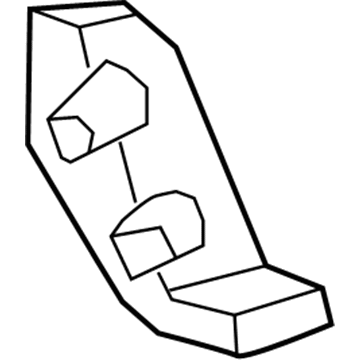 5258030AB Mopar Footrest Support Illustration 1 of 1