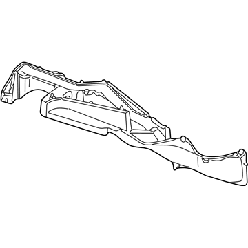 Mopar 4734988 Air Conditioning And Heater Duct 4734988 Mopar Air Conditioning And Heater Duct Illustration 1 of 1
