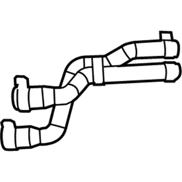 5058262AD Mopar Heater Supply And Return Hose Illustration 1 of 1