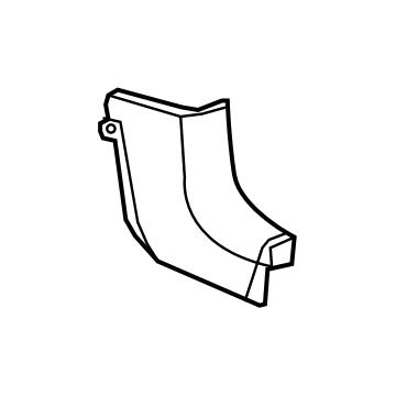 Mopar YF65DK7AD Cowl Panel YF65DK7AD Mopar Cowl Panel Illustration 1 of 1