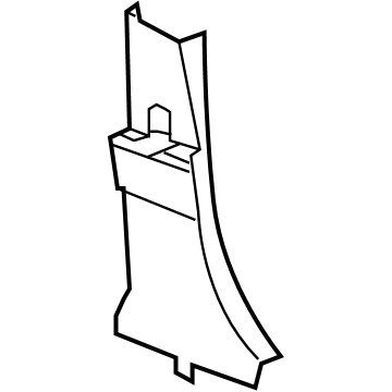 YF61XDVAH Mopar B Pillar Lower Trim Panel Illustration 1 of 1