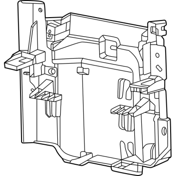 68546671AB Mopar BRACKET-ENGINE CONTROL MODULE Illustration 1 of 1