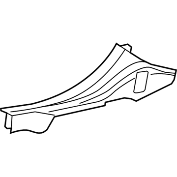 Mopar 1KL39DX9AG Door Sill Molding 1KL39DX9AG Mopar Door Sill Molding Illustration 1 of 1
