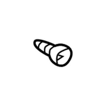 6506749AA Mopar Screw-Oval Head Illustration 1 of 1