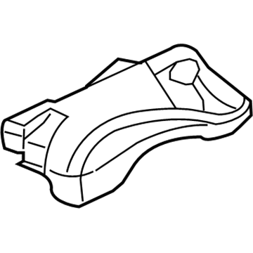 4865640AE Mopar Fresh Air Inlet Plenum Illustration 1 of 1