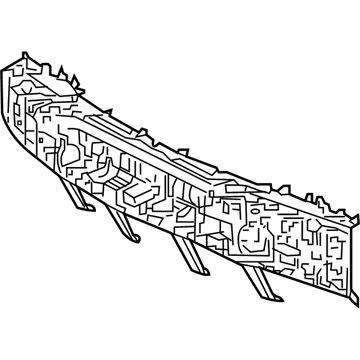 4806257AA Mopar Rear Energy Absorber Illustration 1 of 1