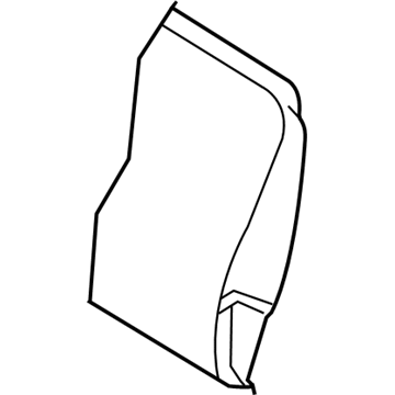 WM611QLAA Mopar Rear Seat Back Cover Illustration 1 of 1