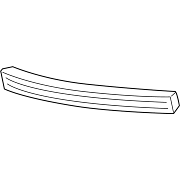 4805276AB Mopar REINFMNT-Bumper Illustration 1 of 1